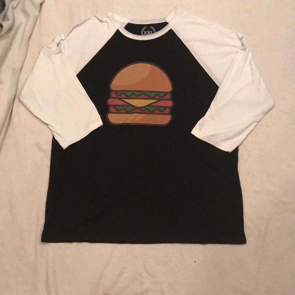 Burger tee shirt